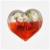 قلب شیشه ای ویژه ولنتاین glass heart for Valentine
