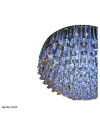 عکس لوستر سقفی کریستالی طلایی Crystal ceiling chandelier 80CM تصویر