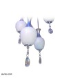 عکس لوستر آشپزخانه ای حبابی Bubble kitchen chandelier تصویر