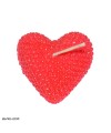 عکس شمع طرح قلب بسته 4 عددی Candle Heart Design تصویر
