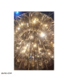 عکس لوستر سقفی کریستالی مشکی Crystal ceiling chandelier 80CM تصویر