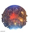 عکس لوستر کریستالی سقفی مشکی Crystal ceiling chandelier 60CM تصویر