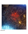 عکس لوستر کریستالی سقفی مشکی Crystal ceiling chandelier 60CM تصویر
