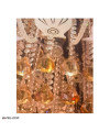 عکس لوستر کریستالی سقفی نباتی Crystal ceiling chandelier 80CM تصویر