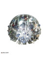 عکس لوستر سقفی کریستالی مشکی Crystal ceiling chandelier 60CM تصویر