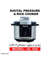 عکس پلوپز دلمونتی 13 کاره DL520 Delmonti Pressure & Rice Cooker تصویر