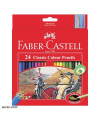 عکس مداد رنگی 24 رنگ فابر کاستل جعبه مقوایی FABER CASTELL 24 COLOR PENCIL CARDBOARD BOX تصویر