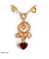 عکس گردنبند زنانه رنگ ثابت رندی قلبی Randy Women's Necklace Heart تصویر