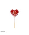 عکس آبنبات شیشه ای طرح قلب Lollipop Layout Heart تصویر