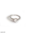عکس حلقه تک نگین الماسی Diamond Single Jeweled Ring تصویر