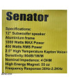 عکس اسپیکر خودرو سناتور 400 وات Senator SW-121T2 تصویر