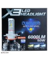 عکس هدلایت خودرو 50 وات Stco X3 Car LED Headlight 6000LM تصویر