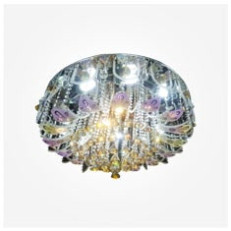 لوستر کریستالی سقفی نباتی Crystal ceiling chandelier 80CM