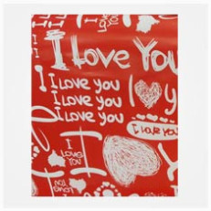 کاغذ کادو طرح عشق Gift wrap design love