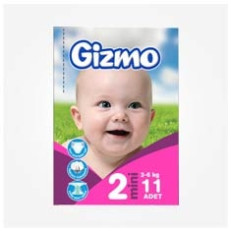 پوشک بچه گیزمو سایز 2 بسته 11 عددی Gizmo