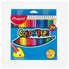 مداد رنگی 24 عددی مپد Maped 183224 Color Pencil 24pcs