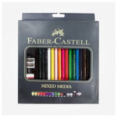 مداد رنگی 12 رنگ Mixed Media Faber Castell