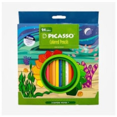 مداد رنگی 24 رنگ پیکاسو Picasso 24 Color Pencil