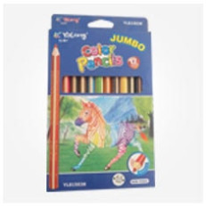 مداد رنگی 12 عددی جامبو کد JUMBO COLOR PENCIL YL815038