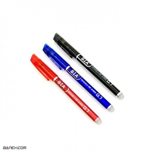 عکس خودکار پاکن دار بیا BIA Blue pen Erasable M-8002 تصویر