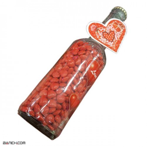 عکس بطری اسمارتیز شیشه ای ولنتاین Asmartz Bottle Glass Valentine تصویر