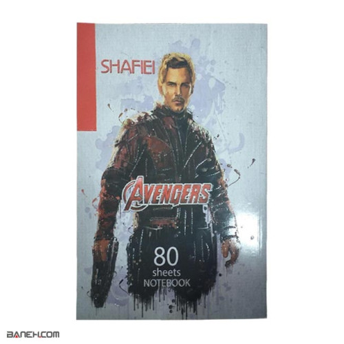 عکس دفتر مشق 80 برگ Avengers Notebook 80 Sheets تصویر