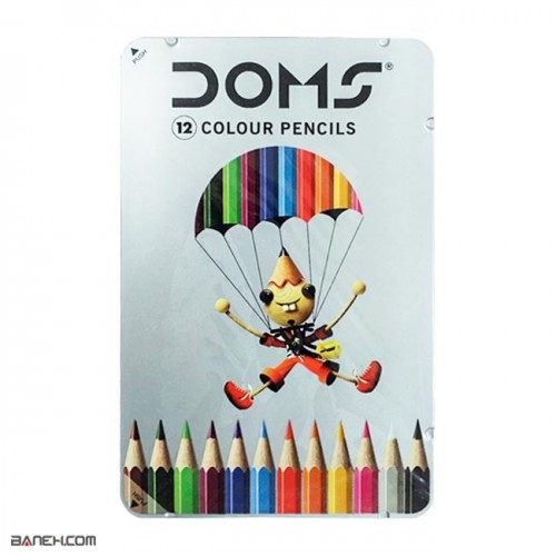 عکس مداد رنگی 12 عددی دامس Doms 12Color Pencil تصویر