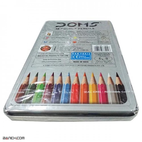 عکس مداد رنگی 12 عددی دامس Doms 12Color Pencil تصویر