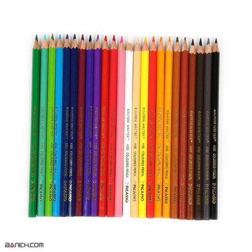 عکس مداد رنگی 24 رنگ پیکاسو Picasso 24Color Pencil تصویر
