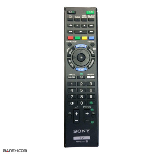 عکس ریموت کنترل تلویزیون هوشمند سونی SONY REMOTE CONTROL RM-GD032 تصویر