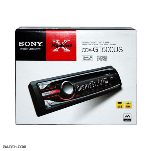 عکس پخش کننده خودرو سونی CDX-GT500U Sony Car Audio تصویر