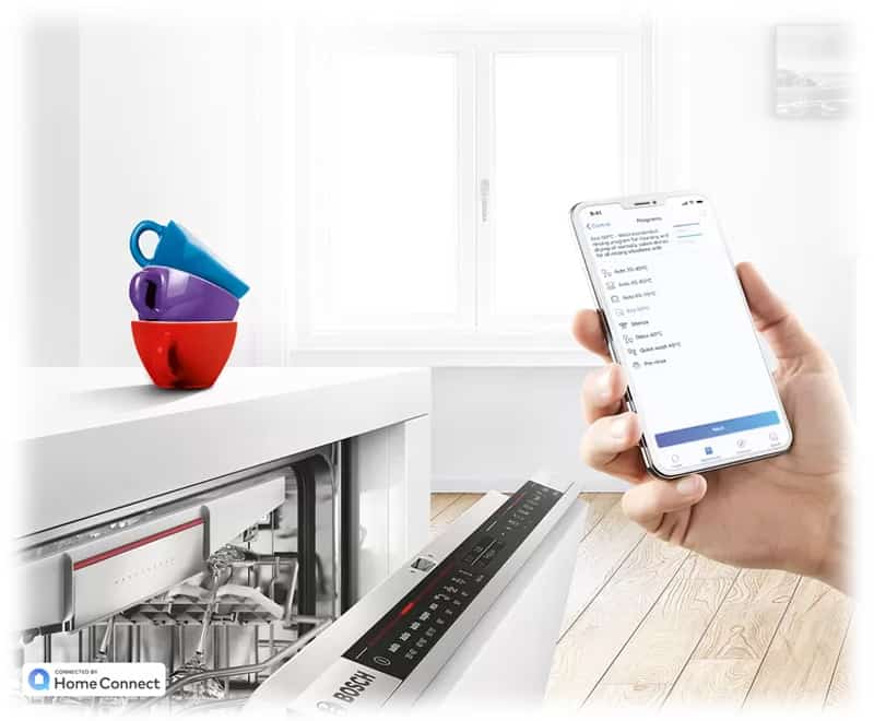 اتصال لوازم خانگی با برنامه هوم کانکت Home Connect ظرفشویی