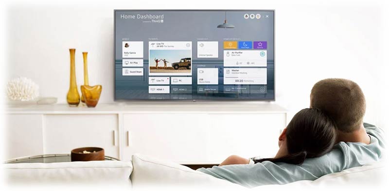 هوم داشبورد Home Dashboard و Simplink در تلویزیون هوشمند