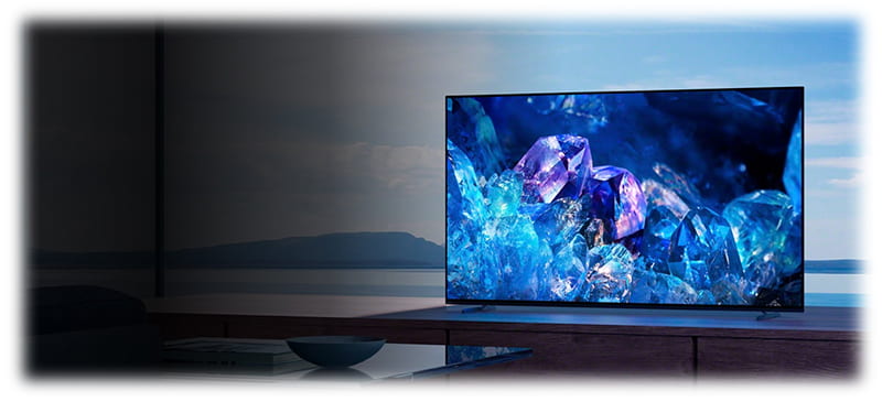 طراحی زیبا و جذاب تلویزیون سونی A80K