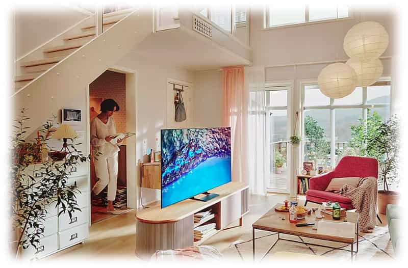 کیفیت تصویر 4k در تلویزیون 55 اینچ مدل 55BU8500 سامسونگ