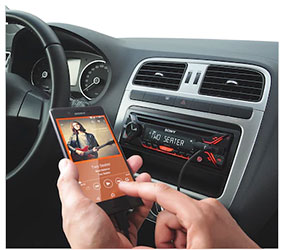 اتصال گوشی موبایل به پخش خودرو سونی CDX-G1201U
