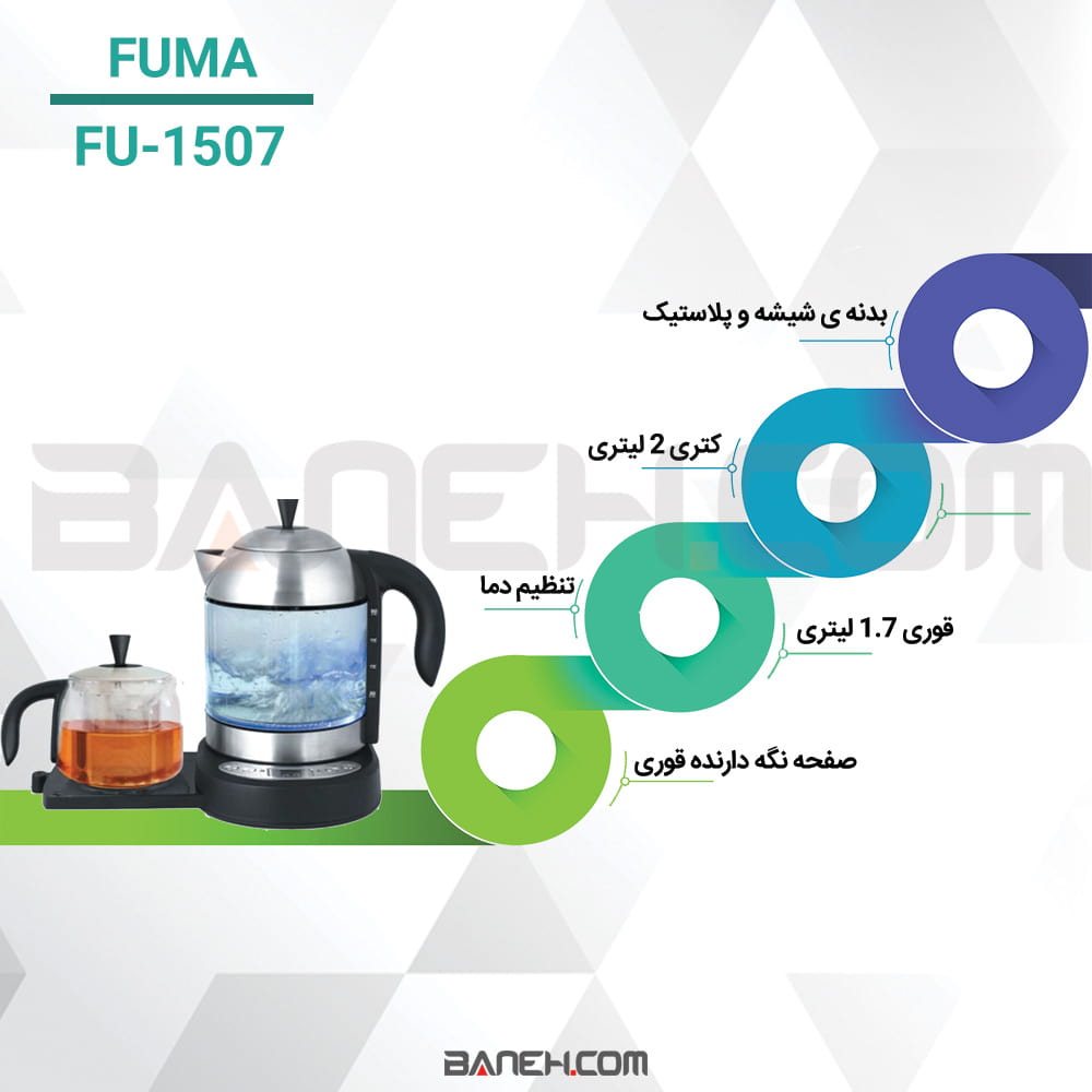 اینفوگرلفی چای ساز  FU-1507 فوما