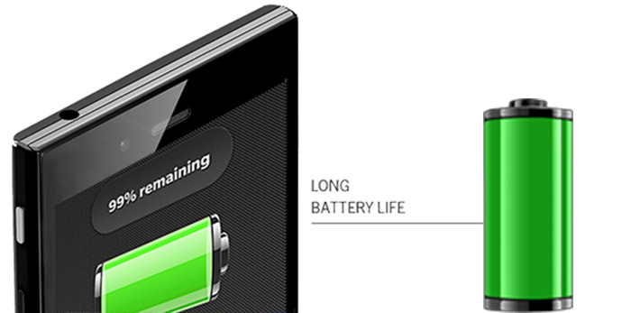 بلک بری Z3 بهینه سازی مصرف برق خودش را با ارائه باتری لیتیوم یون که ظرفیتی 2500 میلی آمپر ساعتی دارد، به رخ کشیده و بر طبق ادعای این شرکت باتری این اسمارت فون طول عمر بالایی دارد 