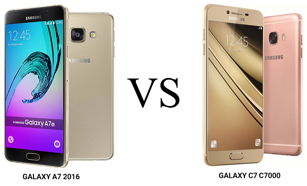 Galaxy A7 (2016) vs Galaxy C7
